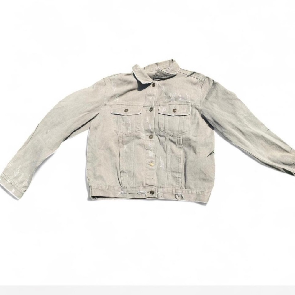 Stylish green Denim Jacket